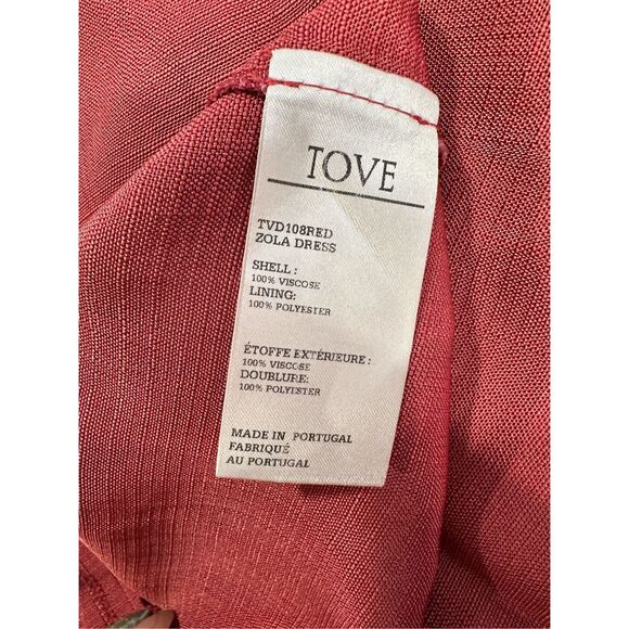 Tove Zola Asymmetric Midi-Dress Size 38 (6) $1095 - Picture 11 of 11